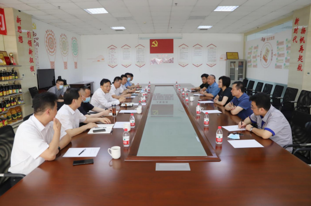 鄒平市委副書記、市長(zhǎng)張謙來(lái)山東三星集團(tuán)調(diào)研