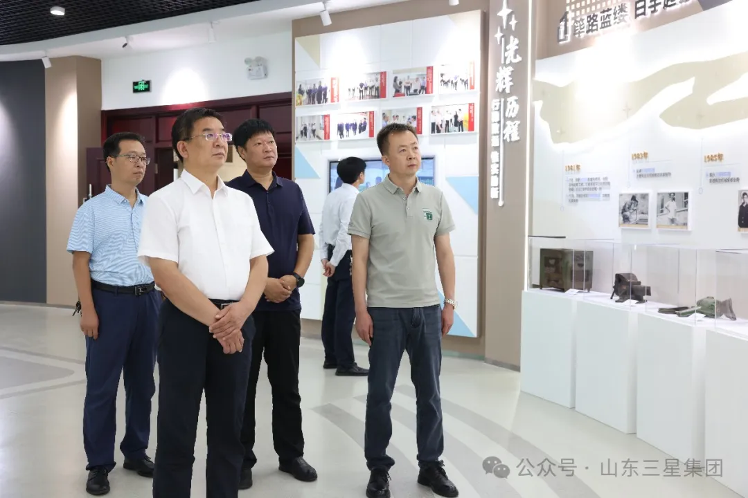 鄒平市農(nóng)業(yè)農(nóng)村局黨組書(shū)記、局長(zhǎng)王奎一行來(lái)山東三星集團(tuán)調(diào)研