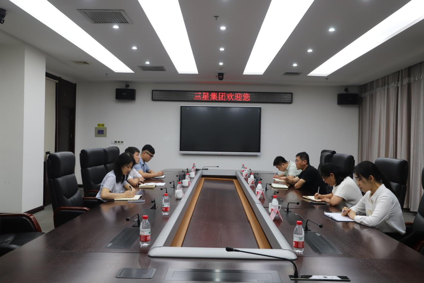 鄒平市委組織部、市人社局調(diào)研工作組來(lái)山東三星集團(tuán)開(kāi)展用工需求專(zhuān)題調(diào)研