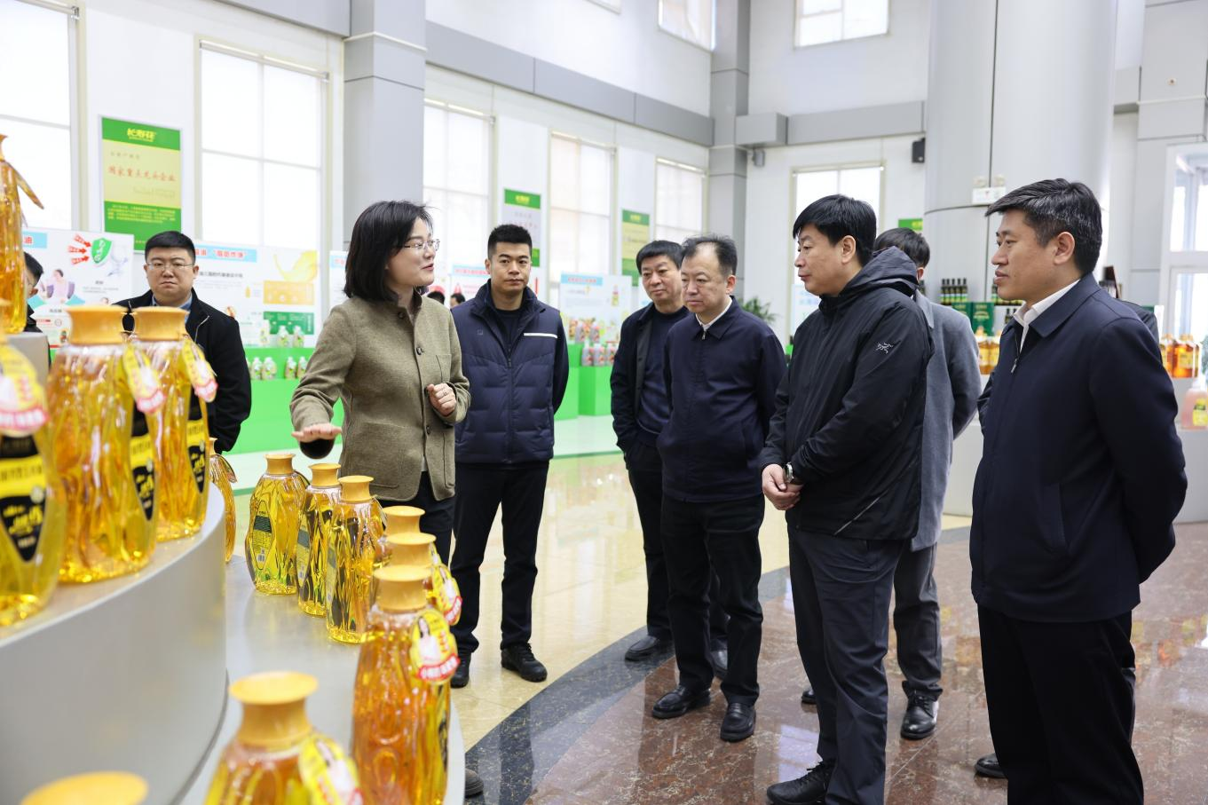 黑龍江省雞西市委副書記孫亮一行來山東三星集團考察